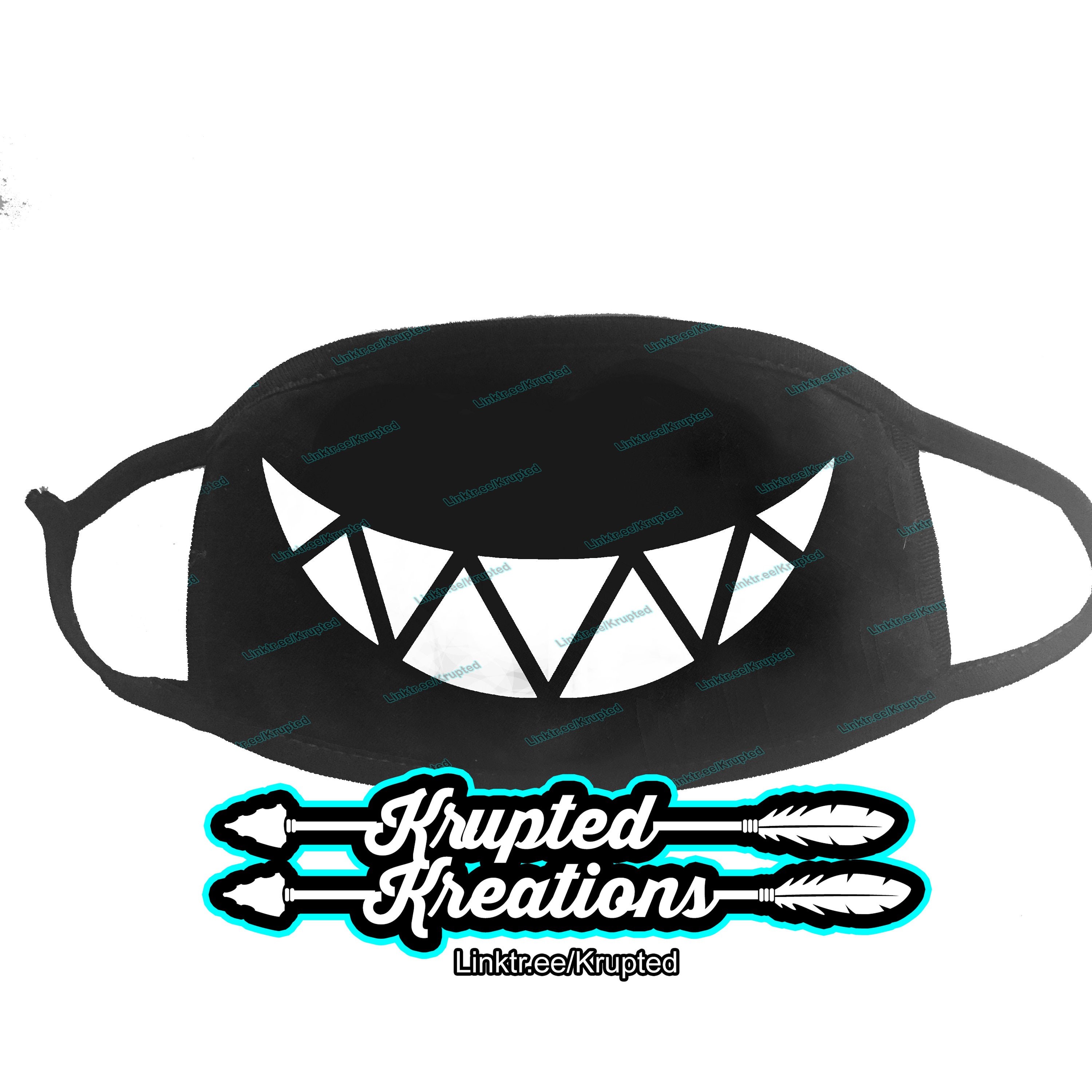 Kawaii Anime Manga Mouth Smile with Fang Mask for Sale by TenchiMasaki