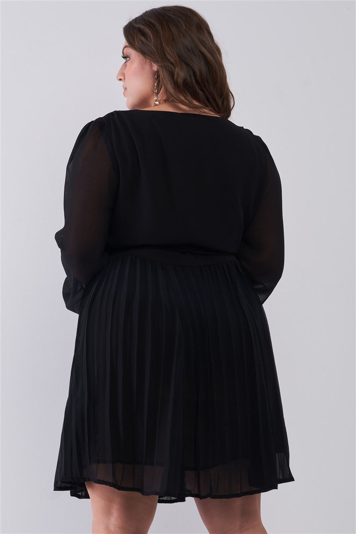 plus size deep v neck