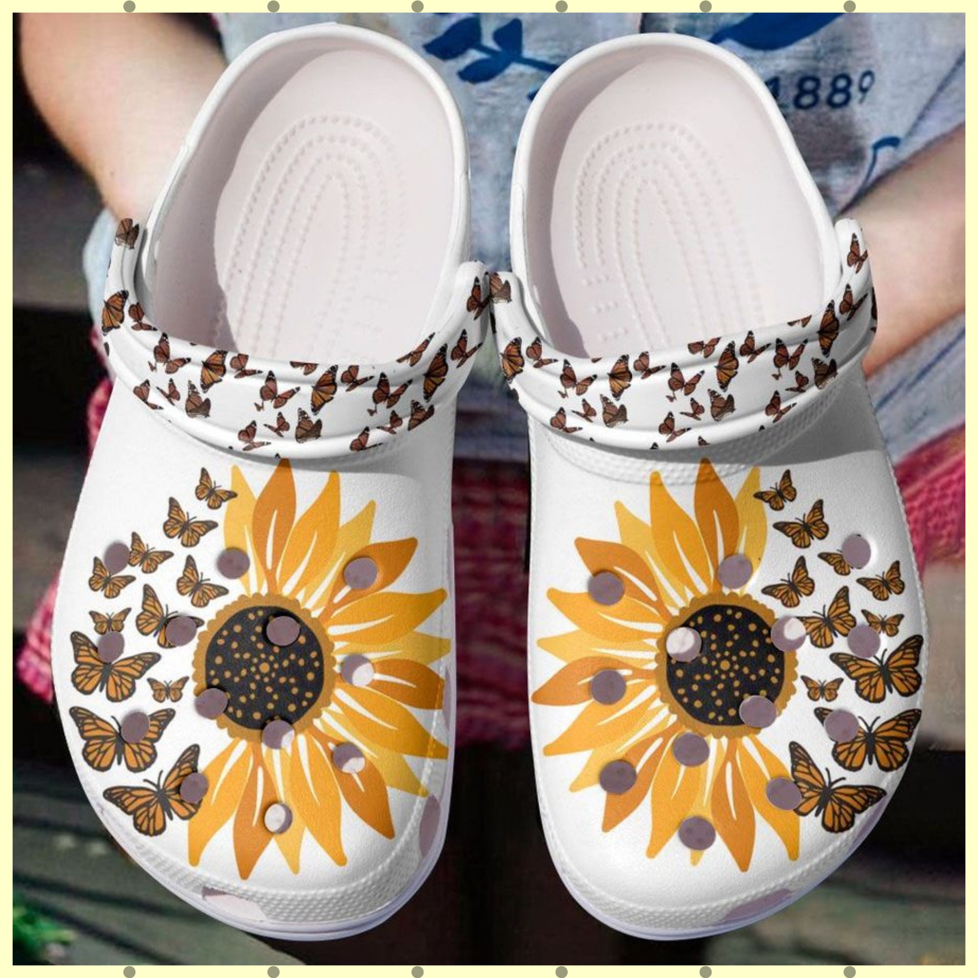 sunflower crocs amazon