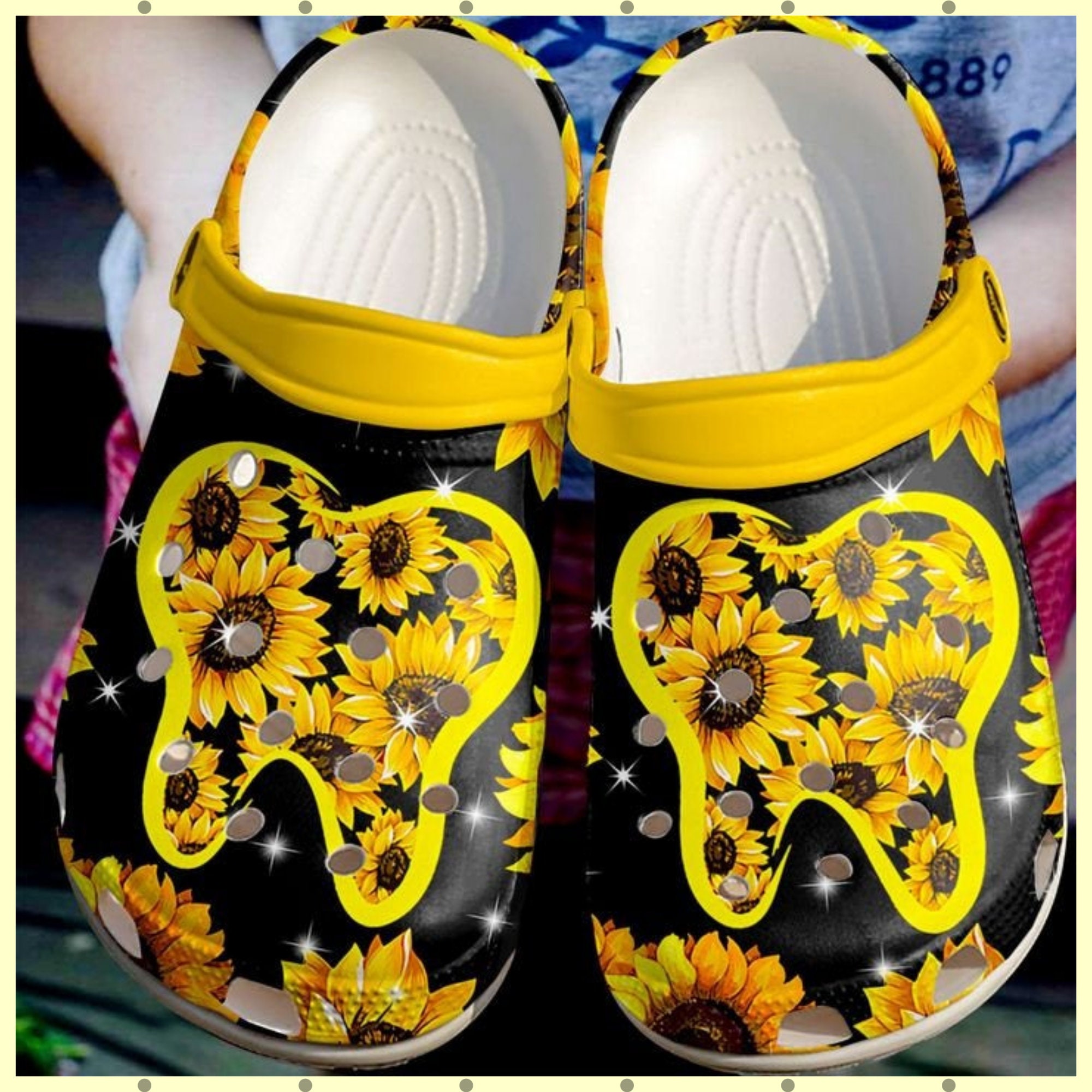 sunflower crocs amazon