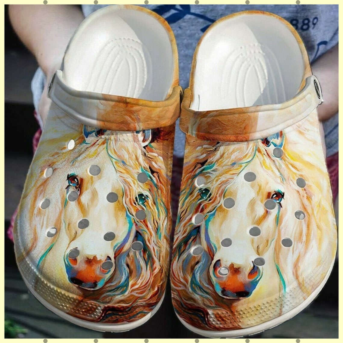 Horse Crocs Clog Comfortable For Mens And Womens Classic Etsy