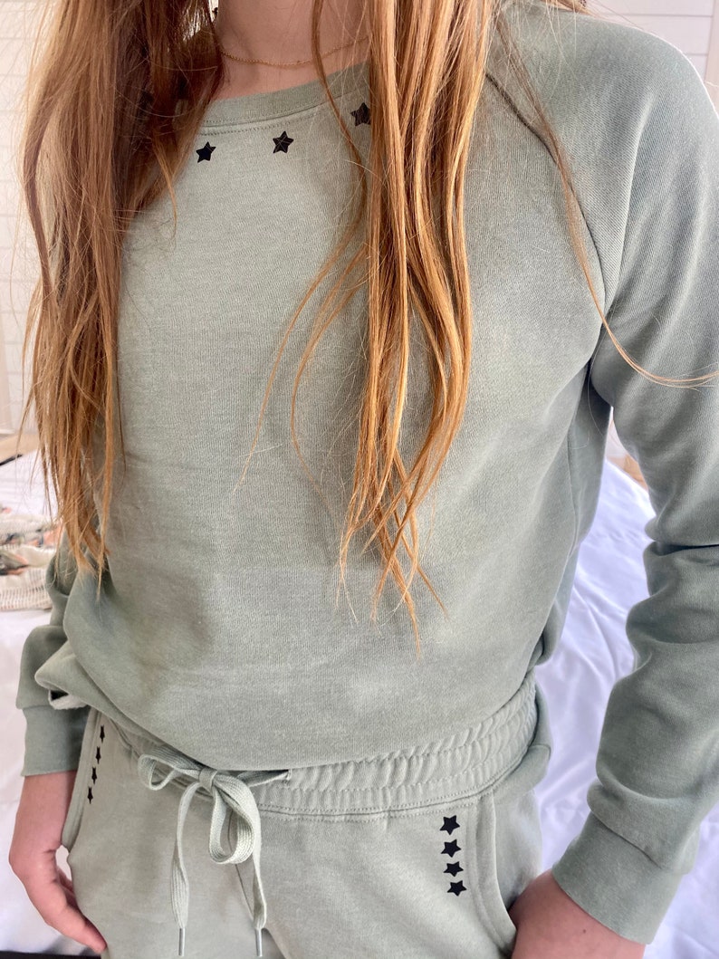 sweatpant and sweatshirt set