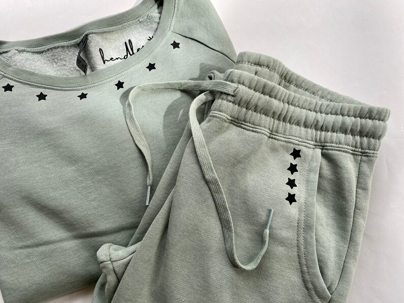 sweatpant and sweatshirt set