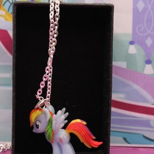 Upcycled My Little Pony-ketting: Derpy Hooves, Rainbow Dash, Starlight Glimmer
