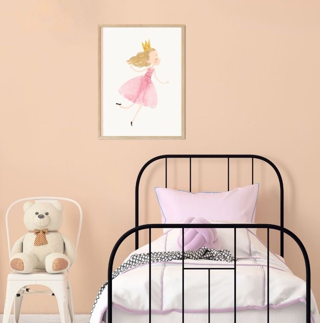 Princess Poster Set A4 Wall Art Baby Room Decor Nursery Posters Nursery ...
