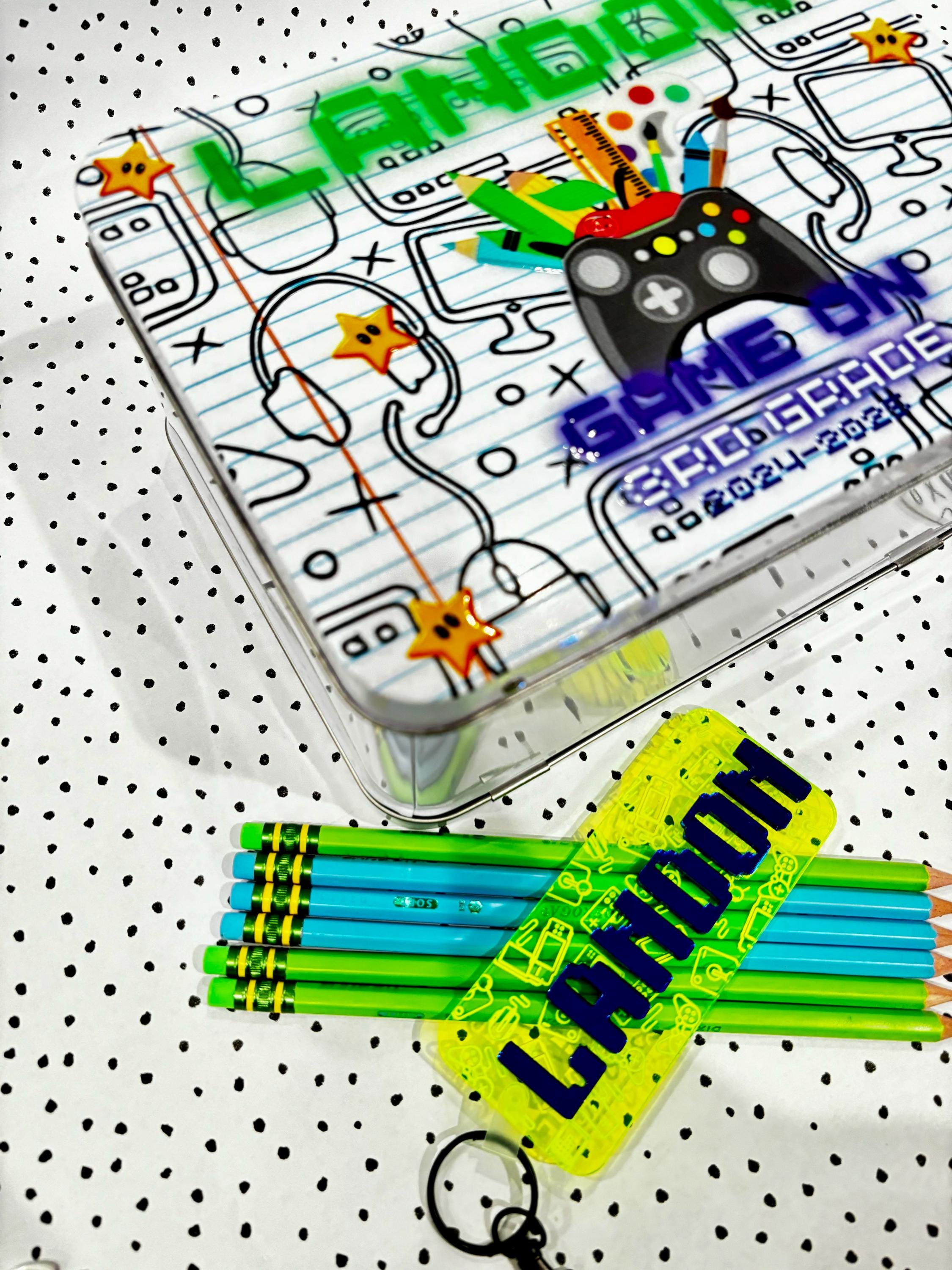 Gamer Backpack Tag, Keychain, Luggage Tag, Back to School - Etsy