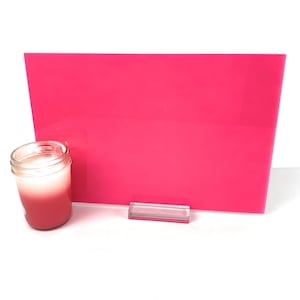 Hot Pink Acrylic Sheet, laser cutters, 12&quot;x20&quot; 1/8 thick
