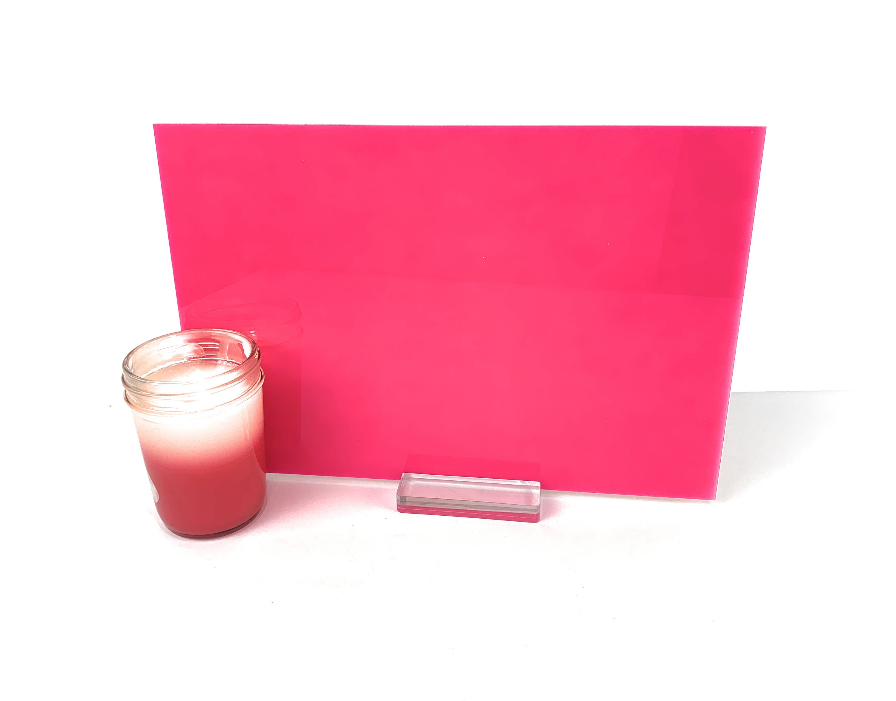 Blush Pink 4T46 Frost Perspex Acrylic Sheet 45% Light Transmission