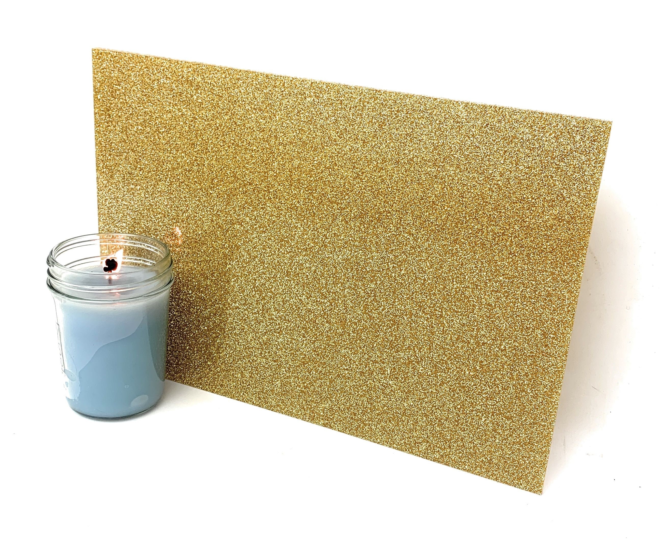Delightful Details Gold Glitter Acrylic Sheet, SET OF 3, Glowforge Laser  Safe Sheet Cast Acrylic, 12inx20in 1/8in or 3mm 