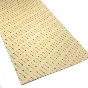 Spiegel Acrylglas Platte mit 3M 300LSE Klebefolie auf der Rückseite. Blatt 12in x20in 1/8 Zoll dick, Laser sicher