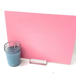 Pastel Pink Acrylic Sheet 12&quot;x20&quot; 1/8&quot; thick- Glowforge, Laser Cutting, DIY Project