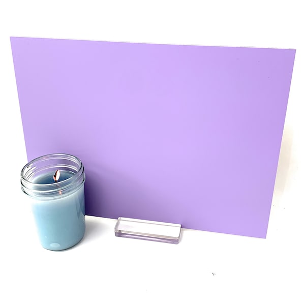 Pastel Purple Acrylic Sheet 12"x20" 1/8" thick- Laser Cutting, DIY Project