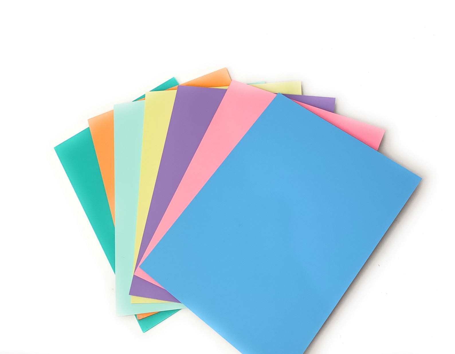 Pastel Acrylic Sheet Collection 7 Sheets 12x20 Etsy