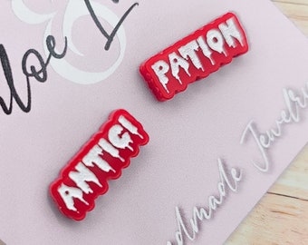 Rocky Horror Picture Show Inspired Stud Earrings: Antici.... PATION!