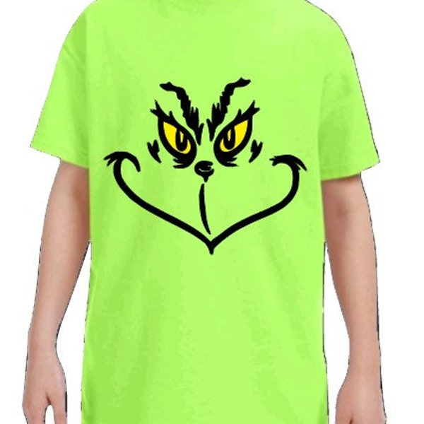 Girls Grinch Shirt Etsy