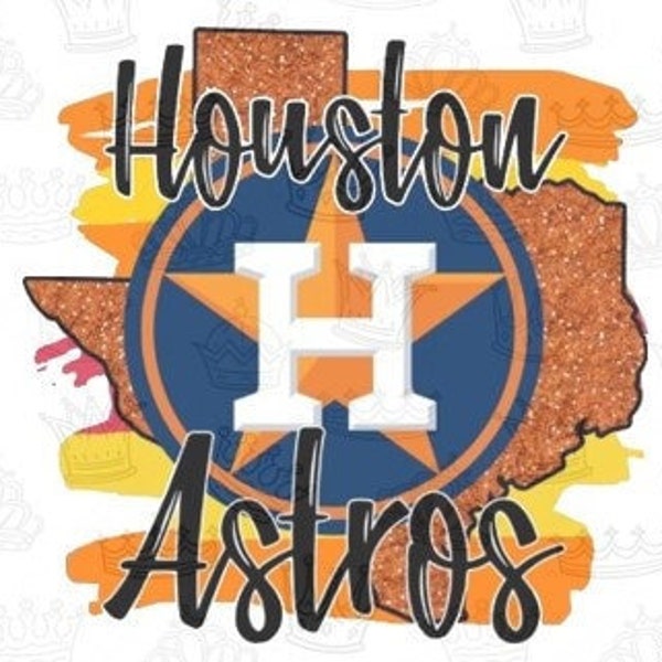 HOUSTON ASTROS | DTF transfers | Ready to press Direct to film Transfer | Quick Shipping