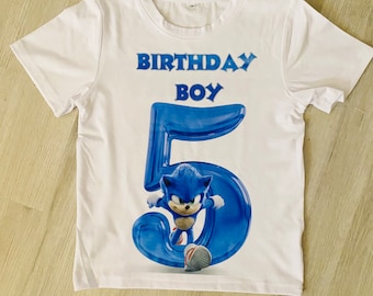 Sonic Geburtstagsshirt