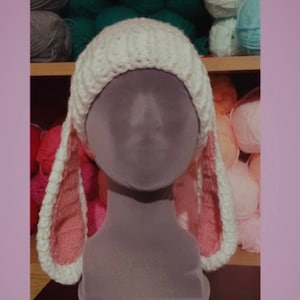 Crochet Bunny beanie (customisable)