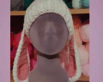 Crochet Bunny beanie (customisable)