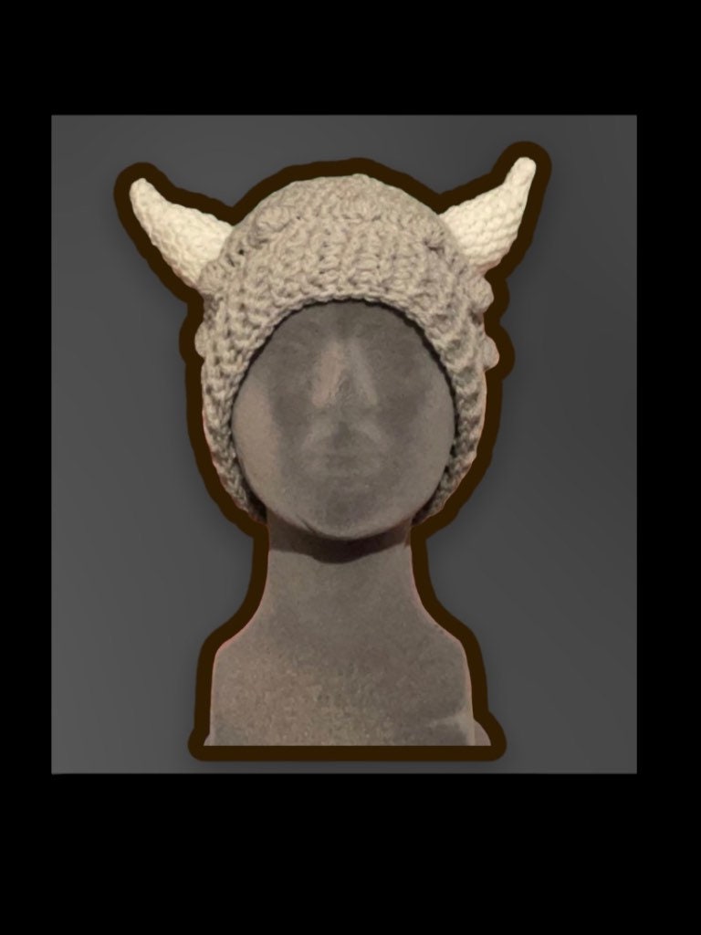 Crochet Viking beanie
