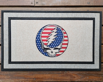 USA Stealie Doormat