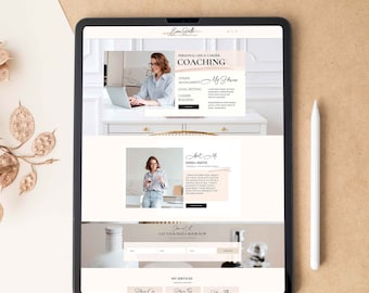 Wix Template, Sales Landing Page, Course Sales Page, Online Course Launch, Canva sales Page,  Custom Sales Page, Strategic Sales Page, DIY