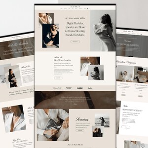 Wix Website Template for Coaches,