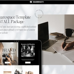 Squarespace Template Paket