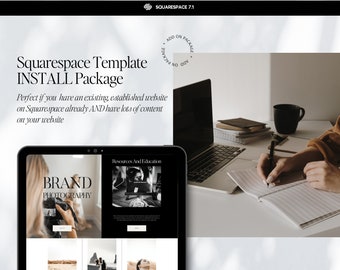 Squarespace Template INSTALL Package