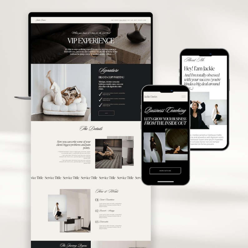 squarespace photography templates