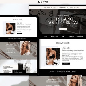 Showit Web template, Showit template, Social Media Manager, Photographer website, Showit website, Showit Designer, Showit Theme