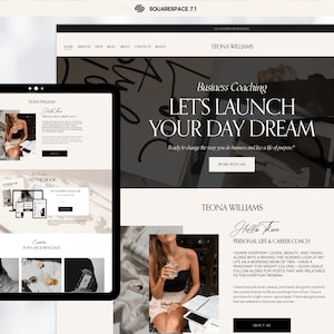 Squarespace Template , Squarespace Website, Custom Website, Squarespace design, Photography Website, DIY Website, salon squarespace template