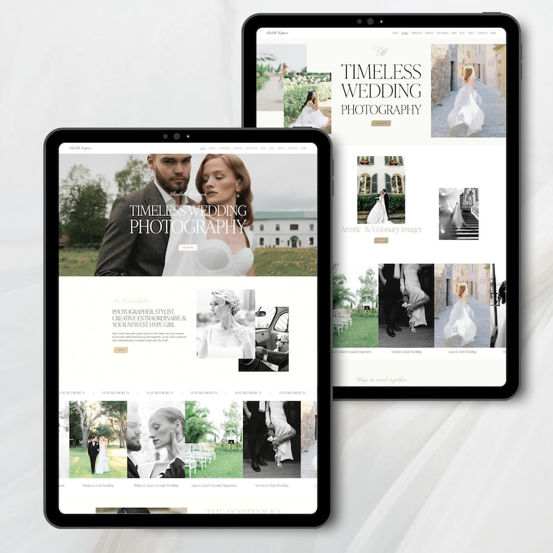 wedding photographer website