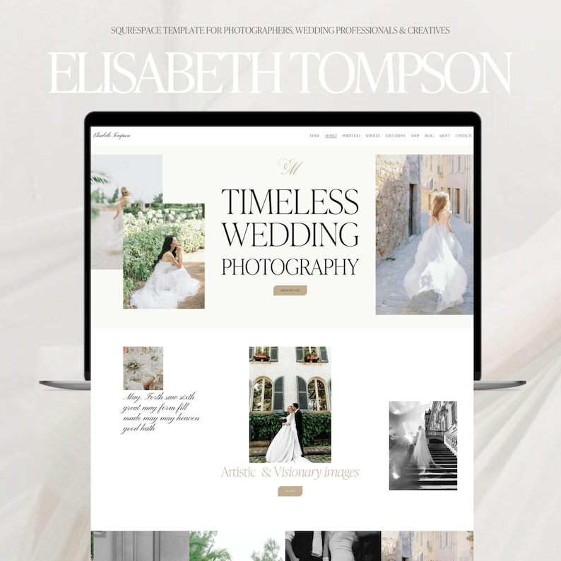 squarespace wedding templates