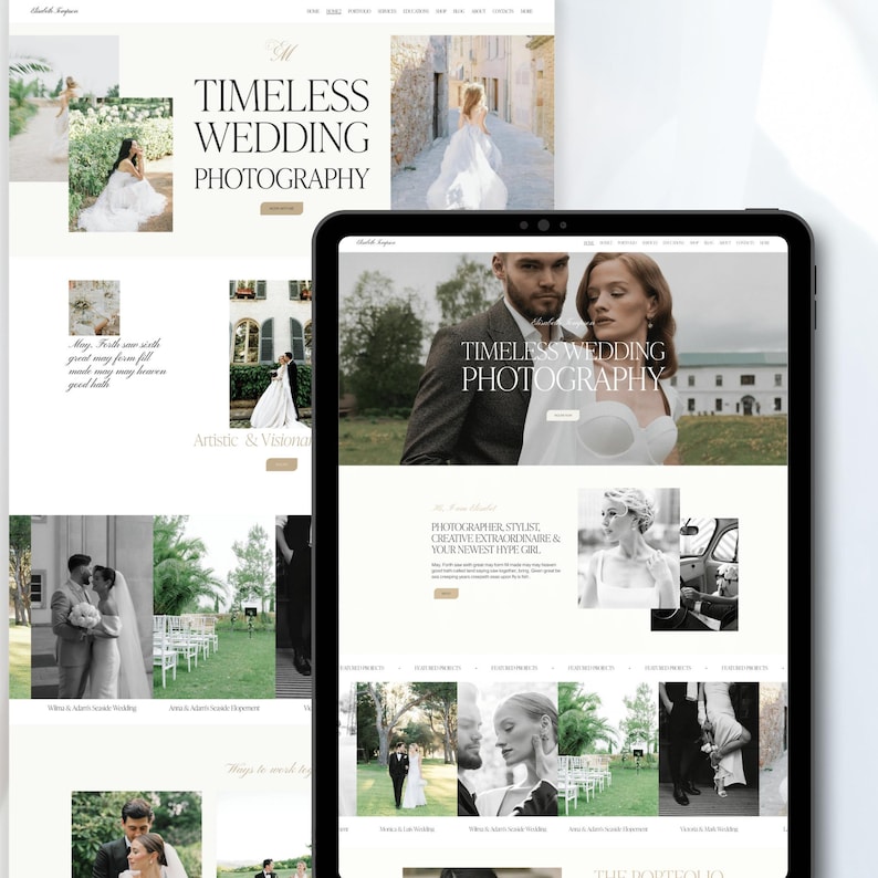 wedding website template