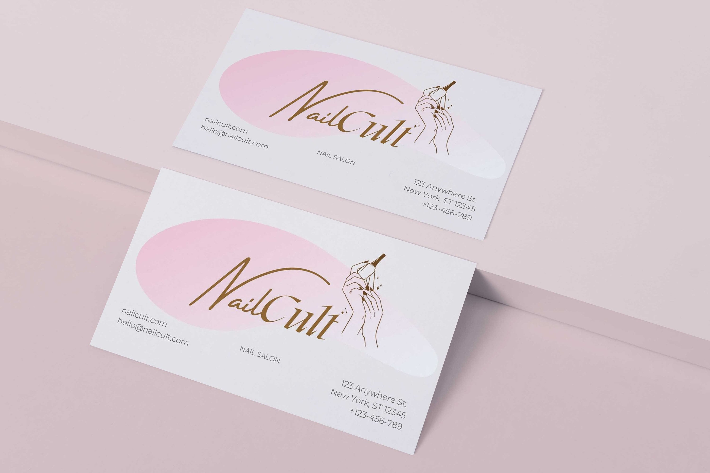 6. Nail Salon Business Card Templates - wide 3