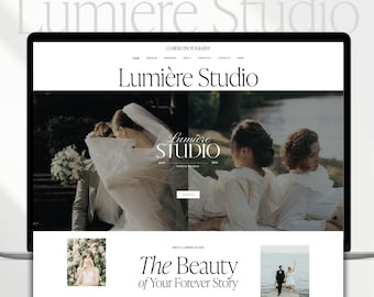 Squarespace Photography Website Template, Photographer Website Template, Wedding Photographer theme, Squarspace Photo Studio Portfolio Site