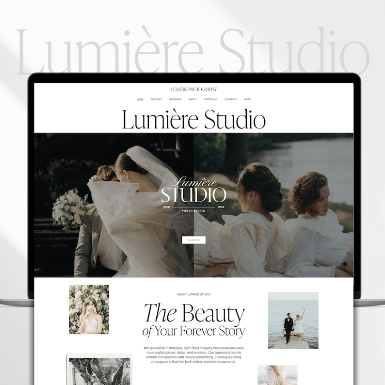 photography squarespace template