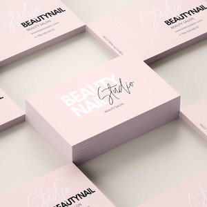Elegant Business Card Template, Small Business Business Card, Modern Business Card ,Chic Editable Business Card Design.