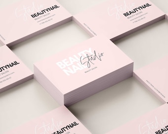 Elegant Business Card Template, Small Business Business Card, Modern Business Card ,Chic Editable Business Card Design.