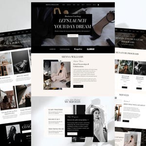 website template wix for coaches
