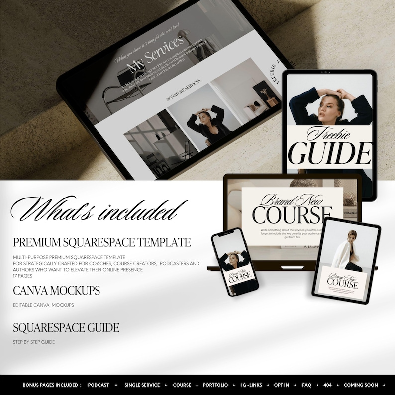 best squarespace template
