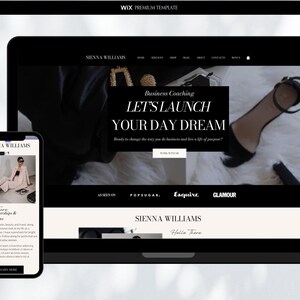 wix website template beauty salon