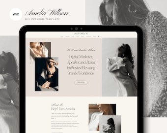 Wix Website Template for Coaches, Blog & Business Website Template Wix,  Wix Podcast Website theme , Online Store Template, Wix Coach Theme
