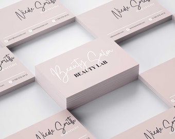 Minimalist Business Cards, Chic Business Card, Elegant calling card, Elegant note card,  Printable Business Card,, Beauty Note Card,