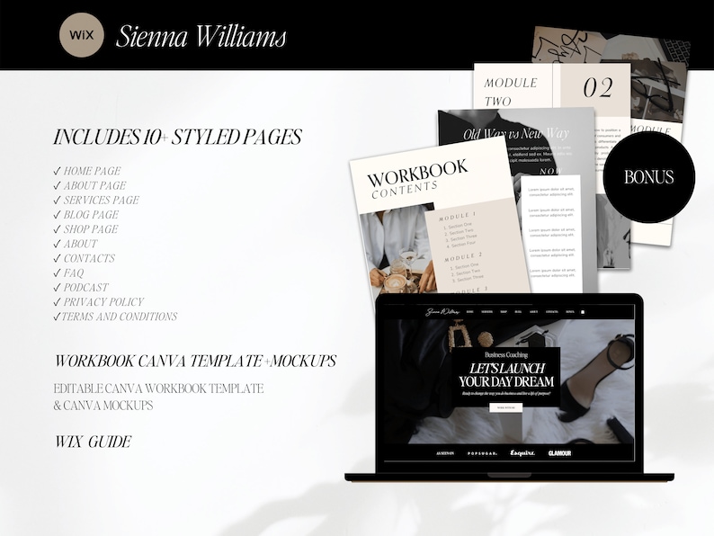 wix blog theme