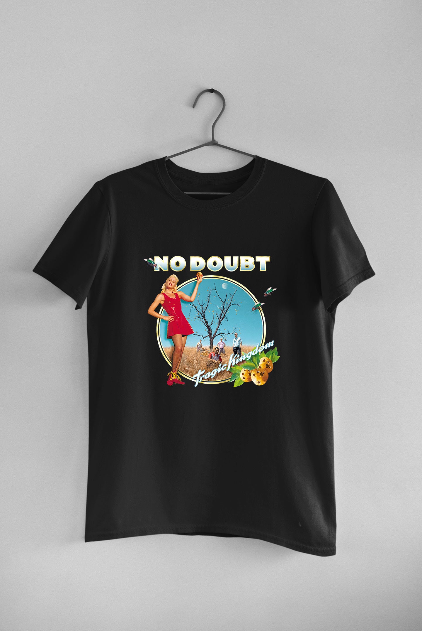 No Doubt Tragic Kingdom American Rock Band Black Men Black Tee Shirt Size S- 3XL Unisex Best Gift Birthday
