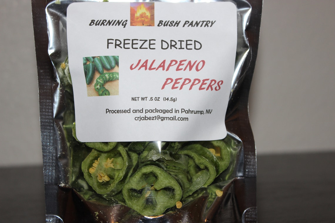 FREEZE DRIED Jalapeno Peppers Etsy