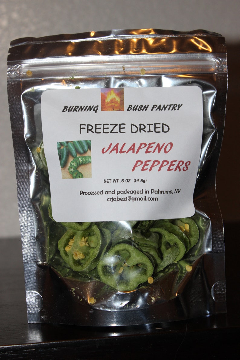 FREEZE DRIED Jalapeno Peppers Etsy
