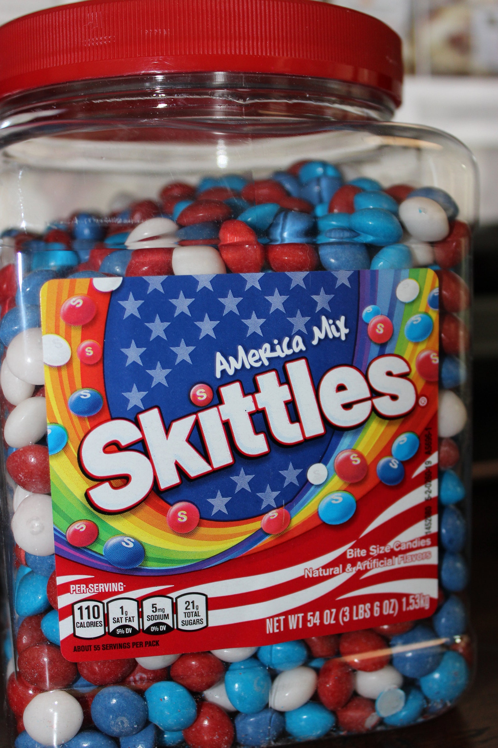 PATRIOTS CANDY Freeze Dried Skittles red white and blue Etsy
